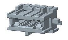 卡邊緣連接器殼體